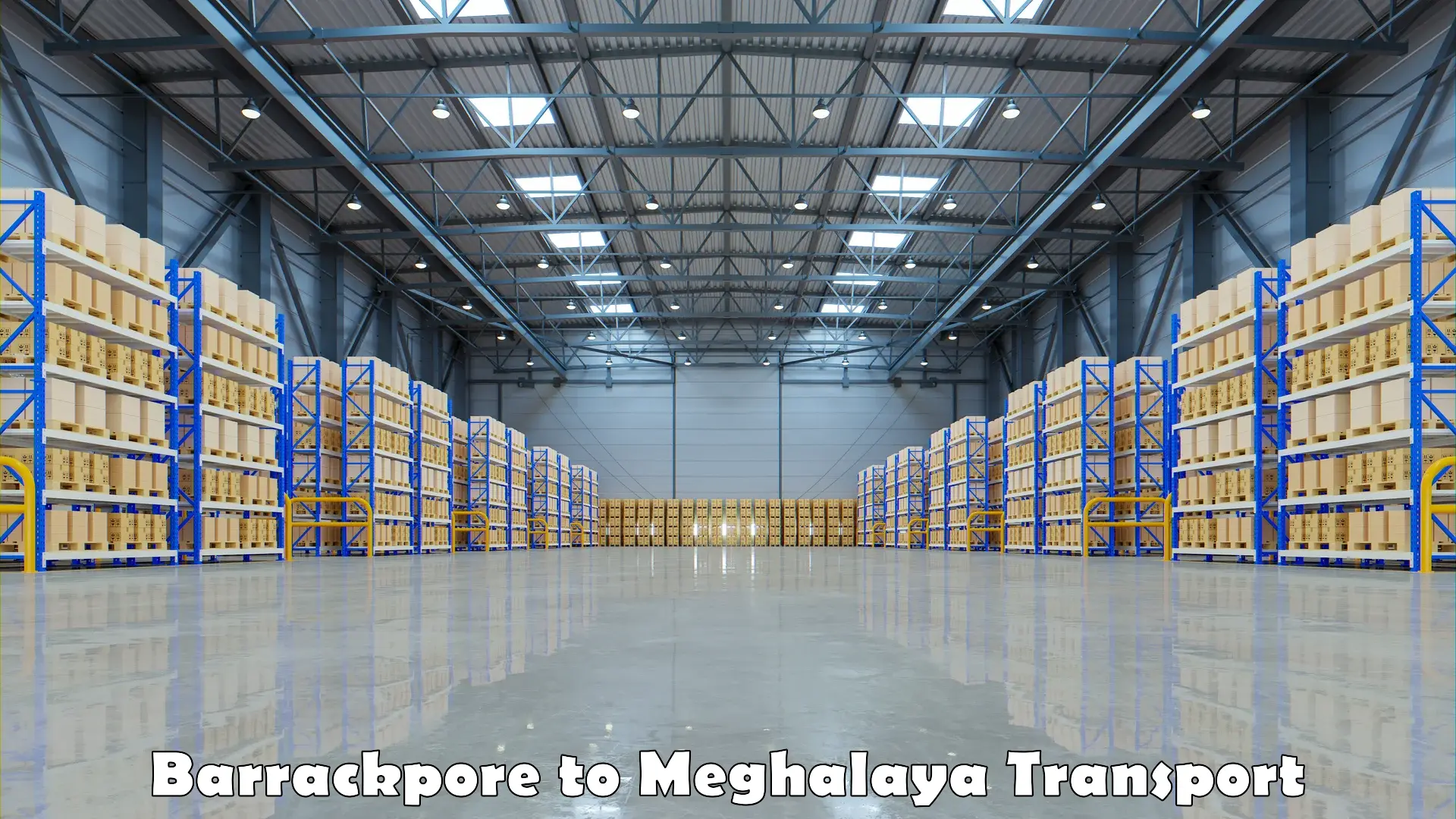 Air freight transport services Barrackpore to Meghalaya
