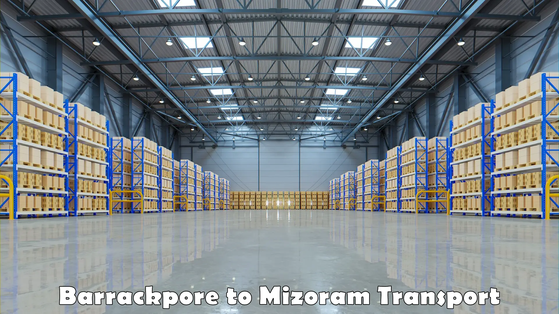 Bike shipping service Barrackpore to Mizoram