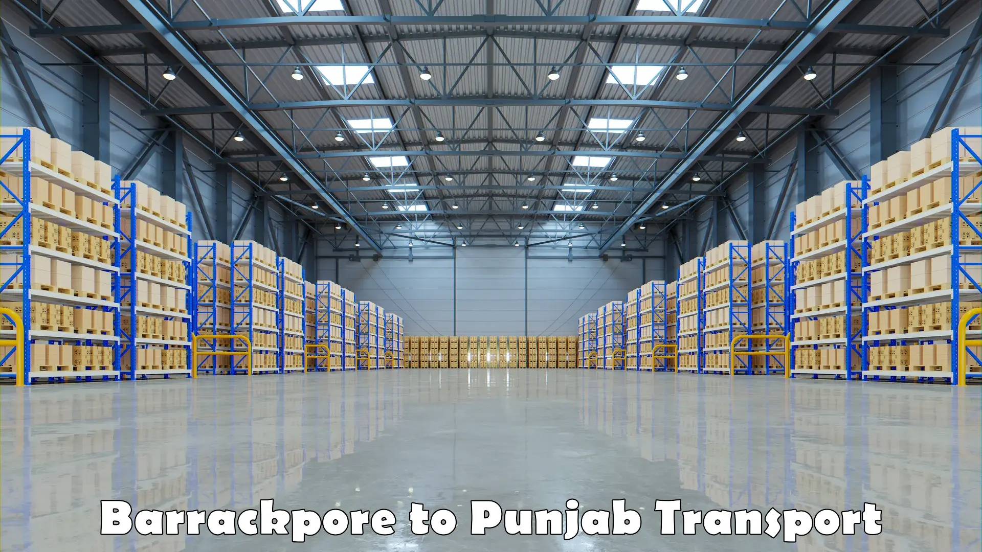 Best transport services in India Barrackpore to Punjab
