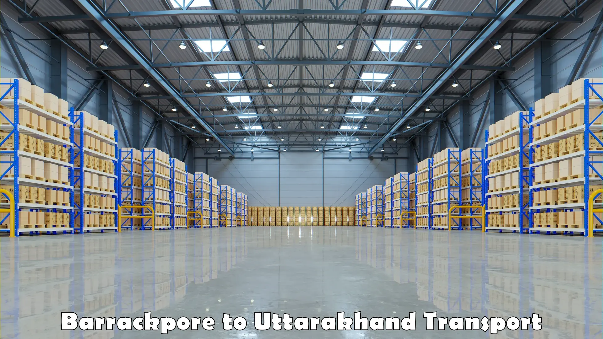 Container transportation services Barrackpore to Dwarahat