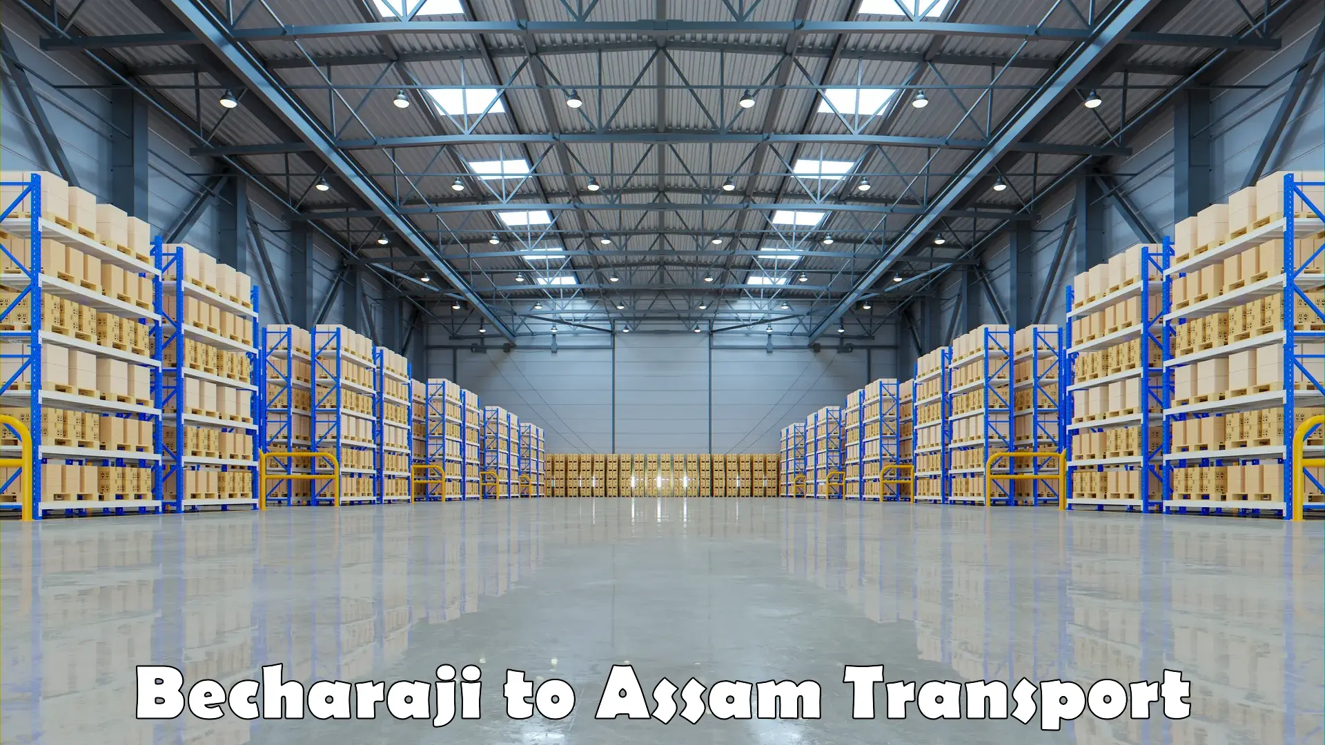 Daily parcel service transport Becharaji to Assam