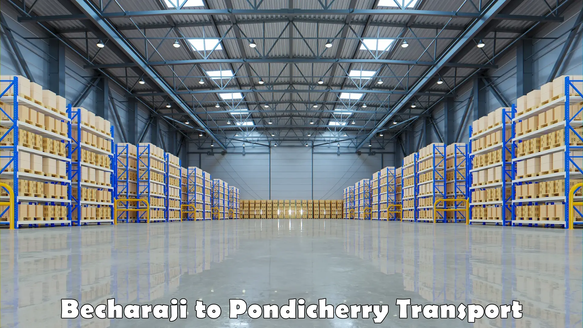 Air freight transport services Becharaji to Pondicherry