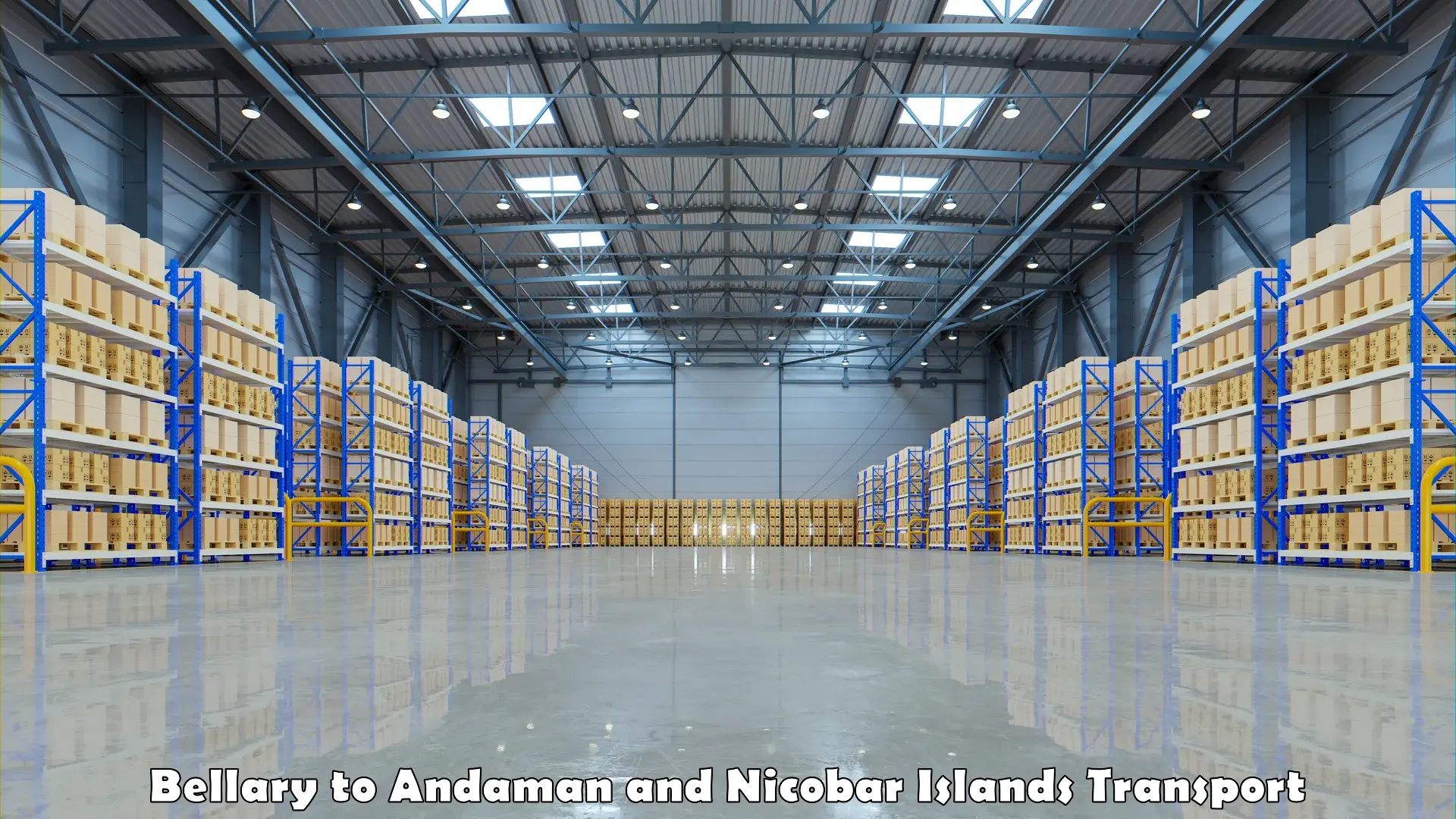 Interstate goods transport Bellary to Andaman and Nicobar Islands