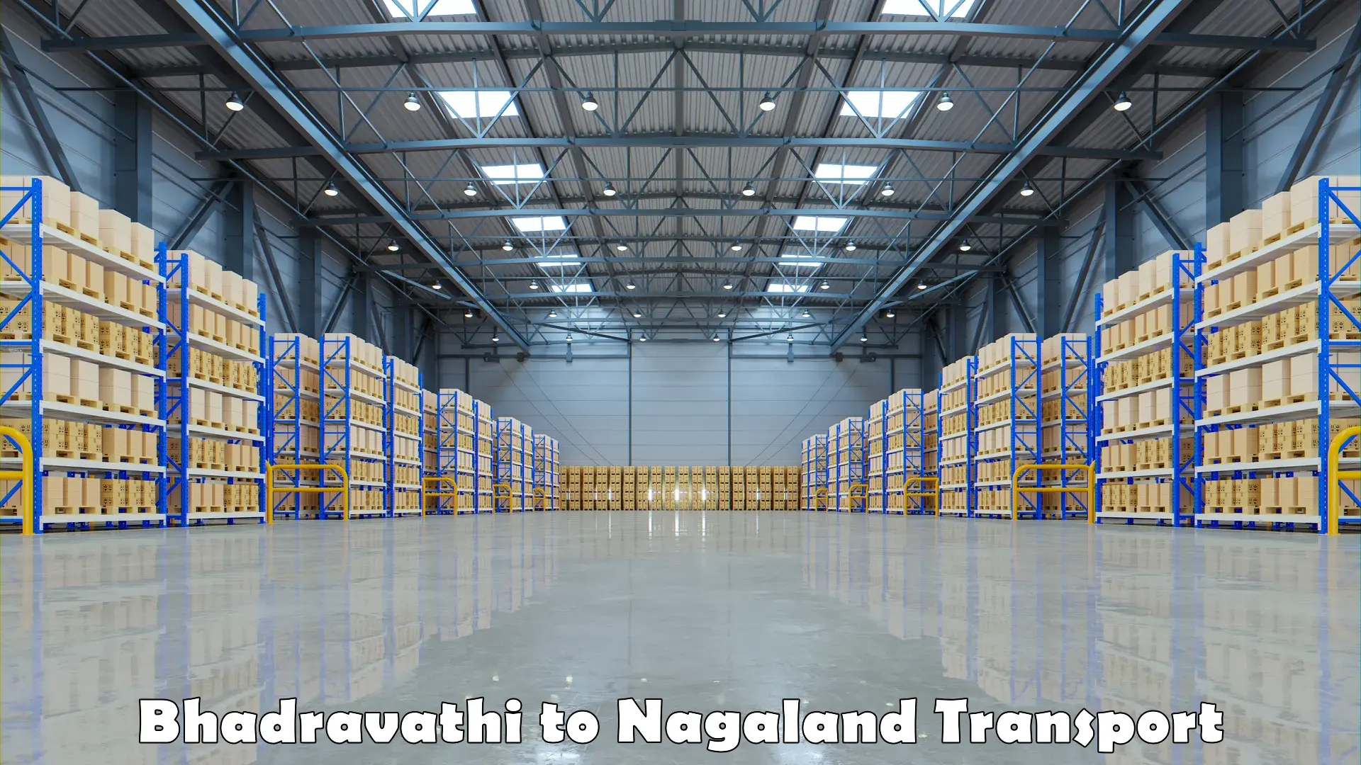 India truck logistics services Bhadravathi to Nagaland