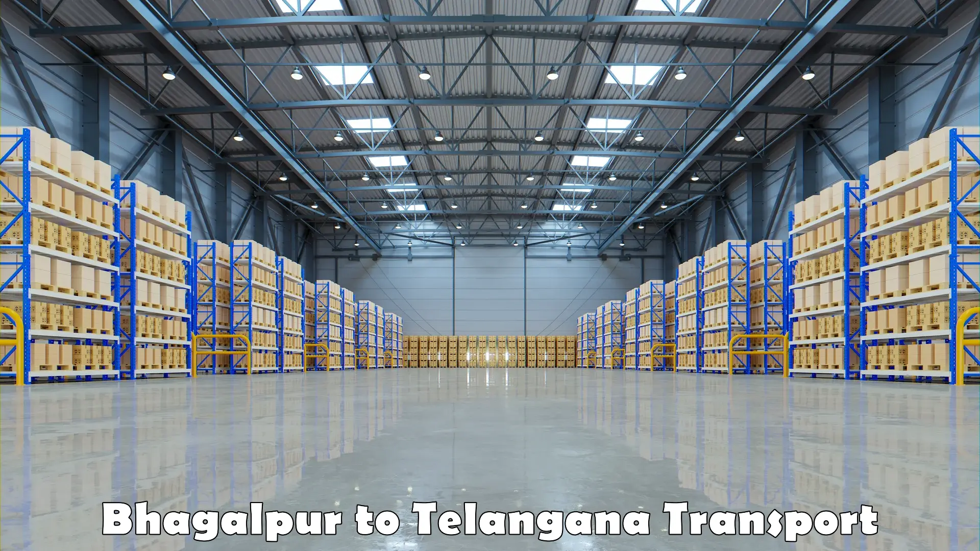Part load transport service in India Bhagalpur to Telangana