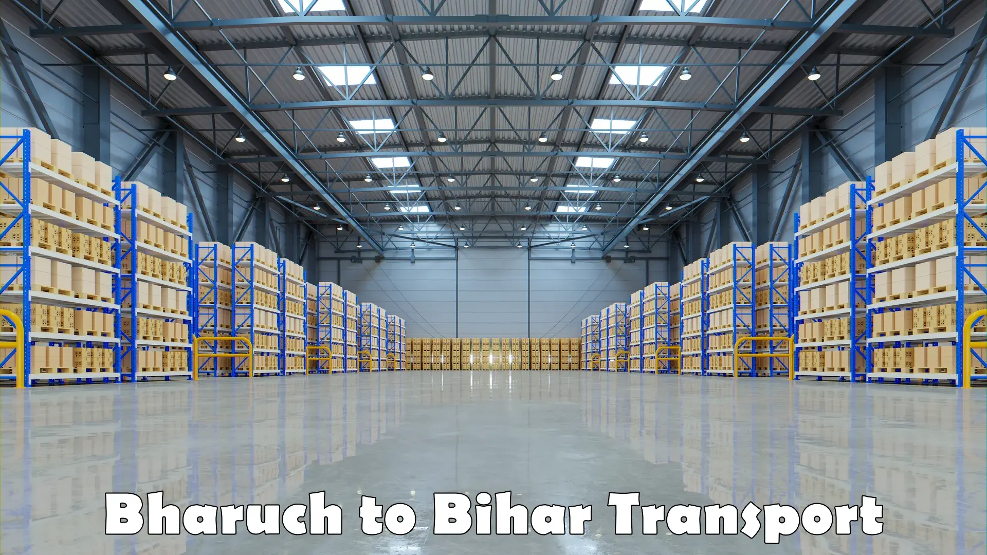 Lorry transport service Bharuch to Maharajganj Vaishali