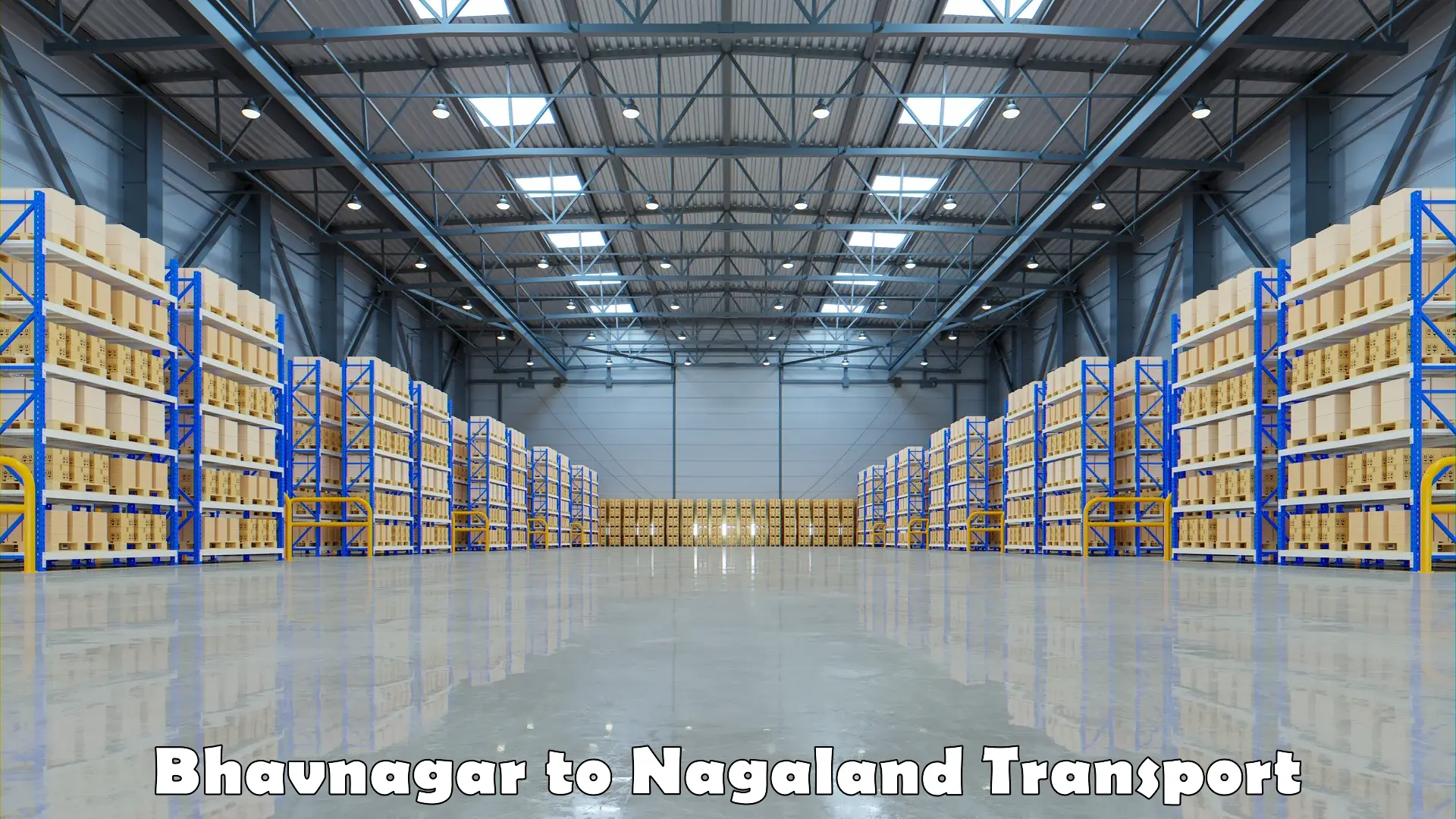 Interstate goods transport Bhavnagar to Nagaland