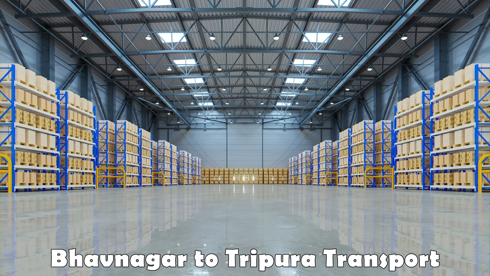 Cargo transportation services Bhavnagar to Teliamura