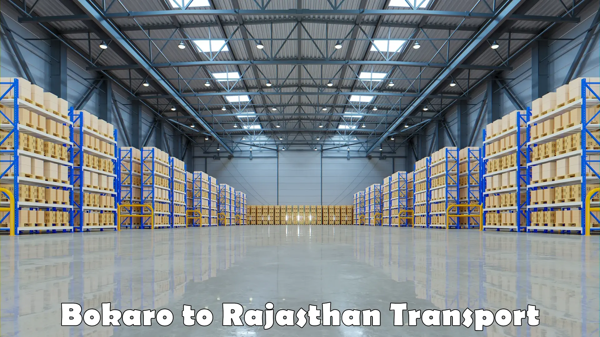 Vehicle transport services Bokaro to Rajasthan