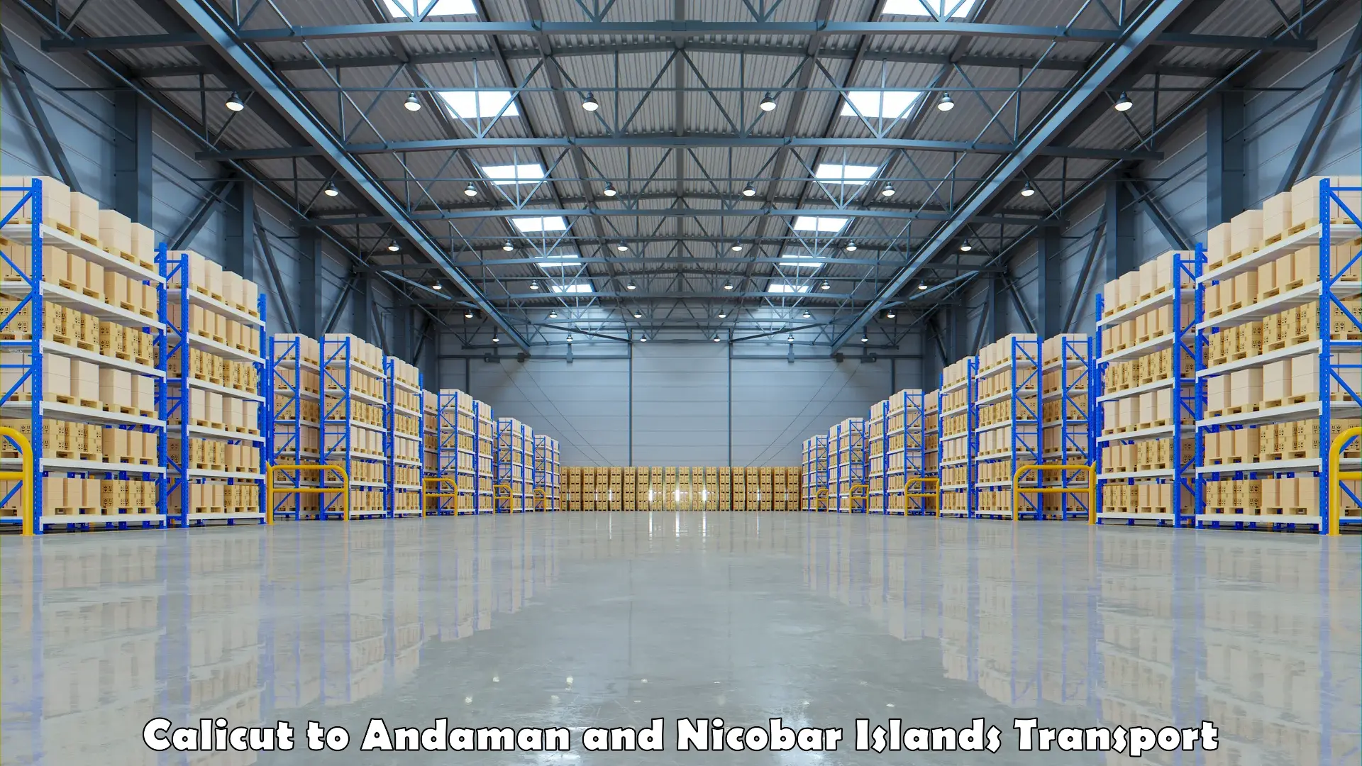 Air cargo transport services in Calicut to Andaman and Nicobar Islands