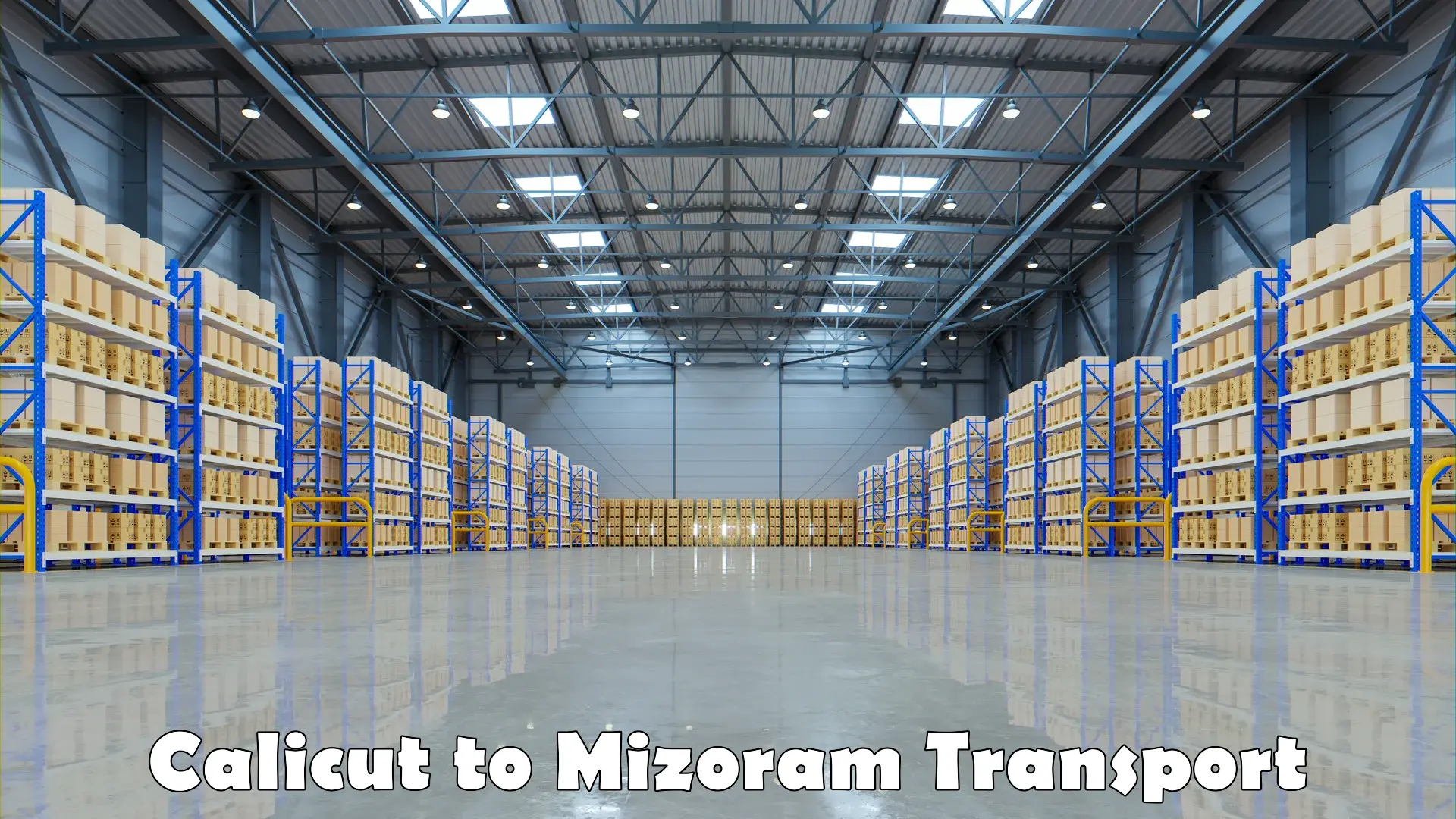 Material transport services Calicut to Mizoram
