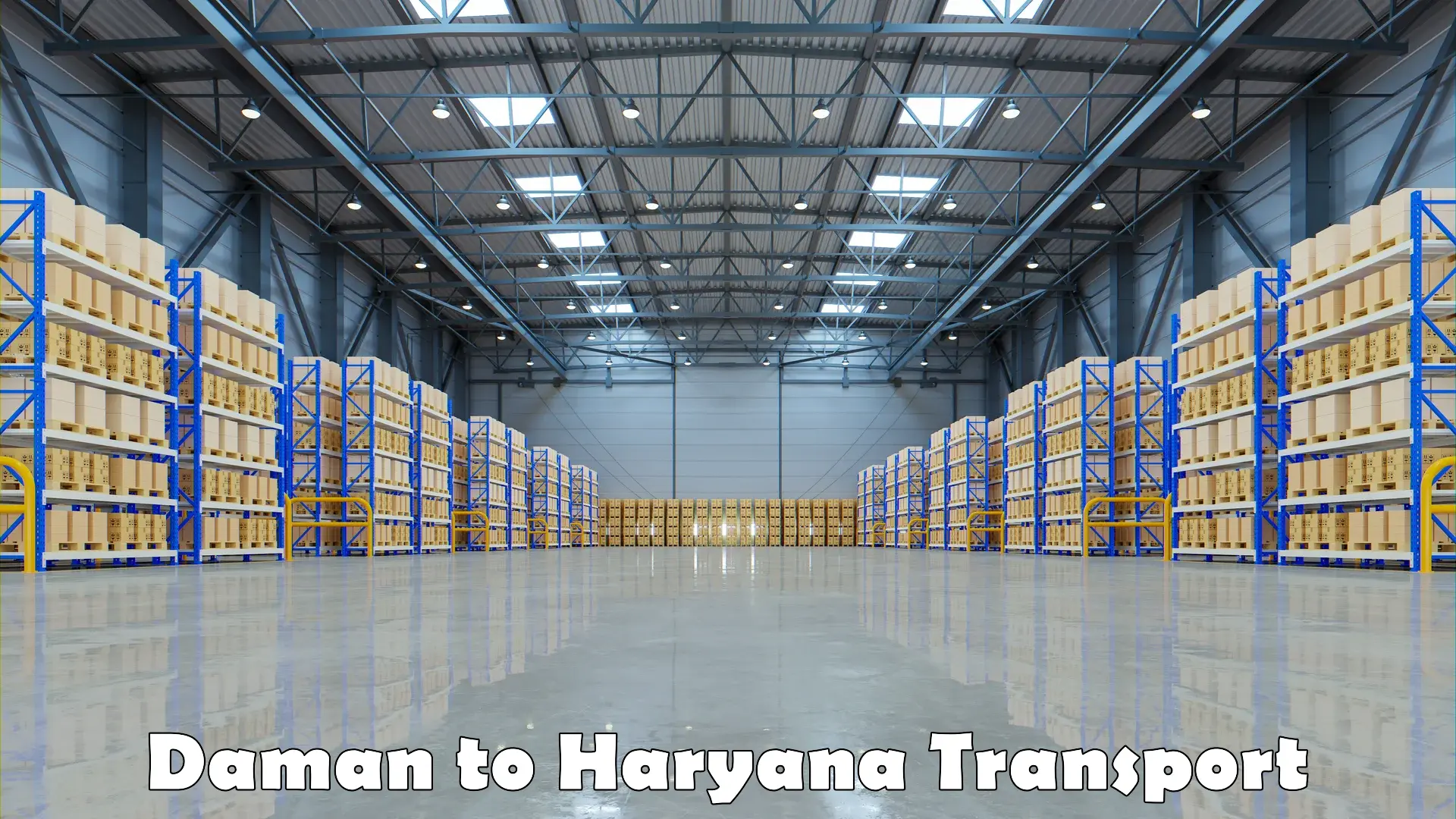 Shipping services Daman to Haryana