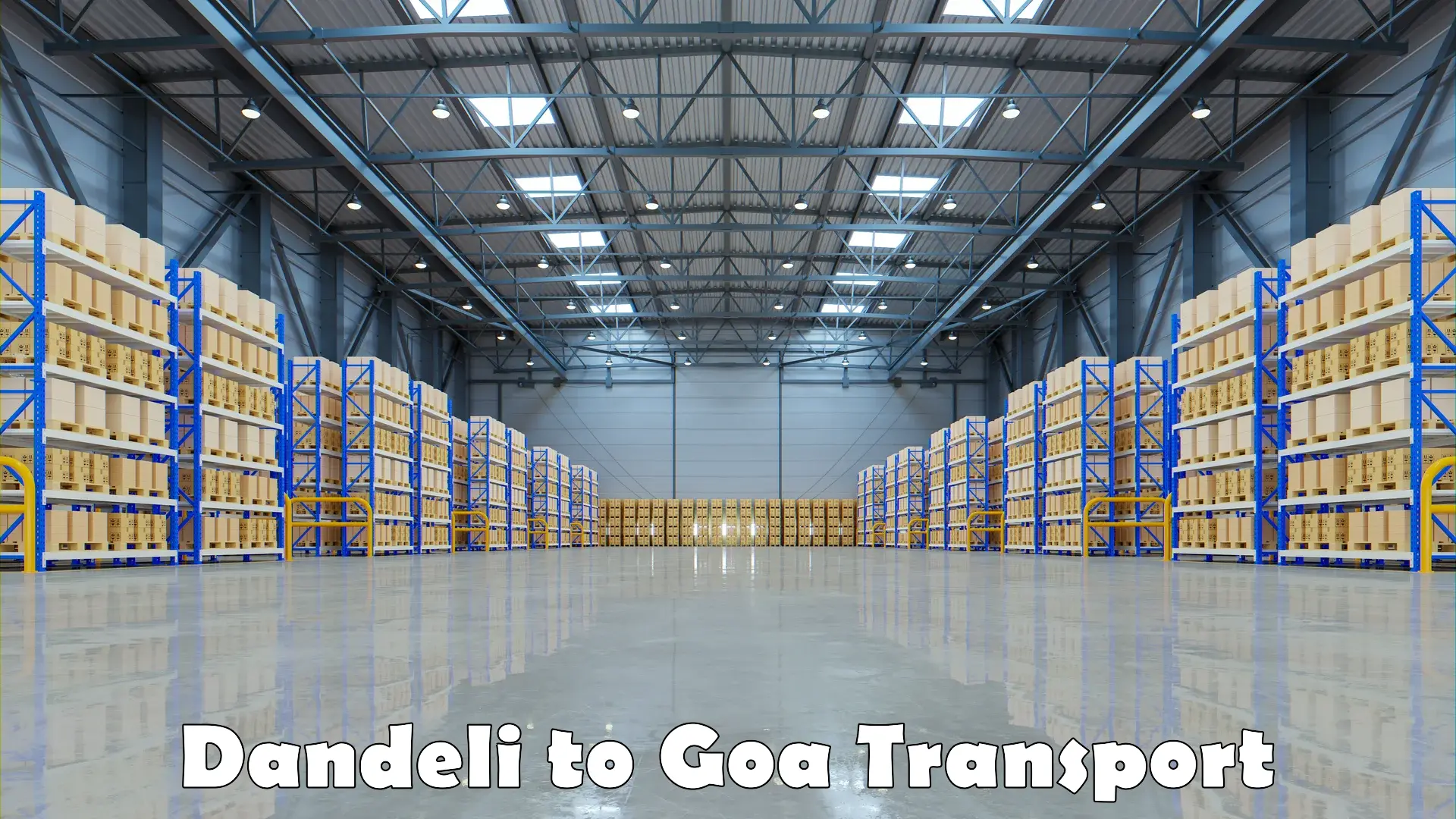 Interstate goods transport Dandeli to Goa