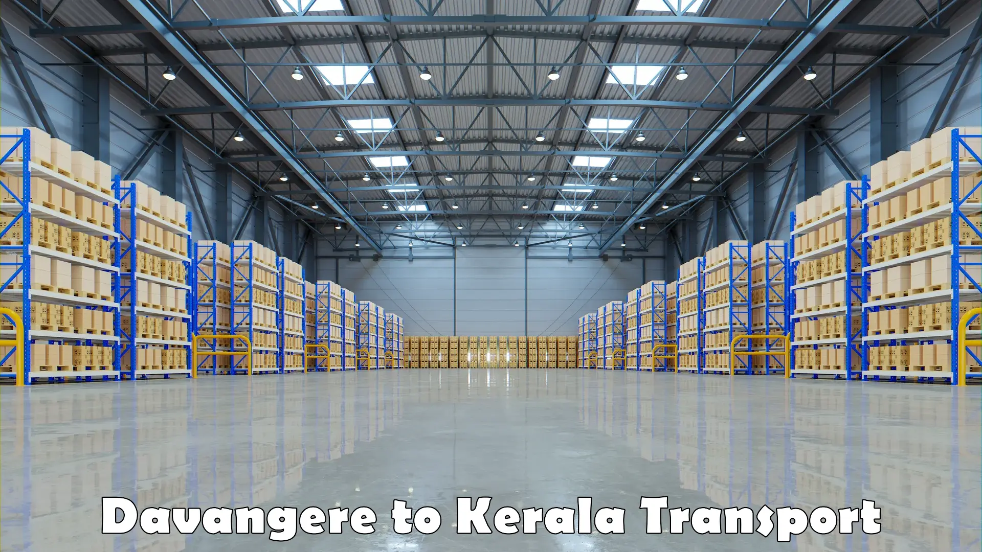 Vehicle transport services Davangere to Kerala