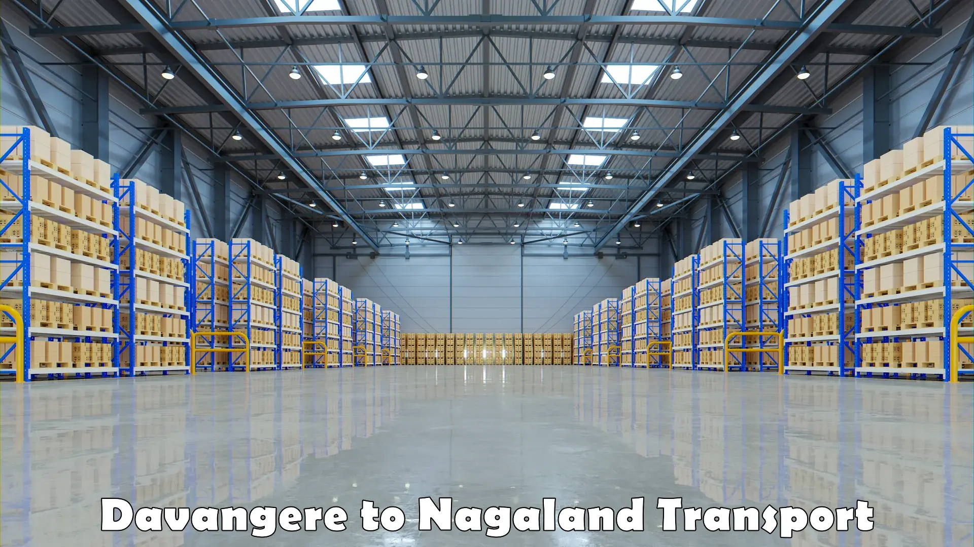 Furniture transport service Davangere to Nagaland