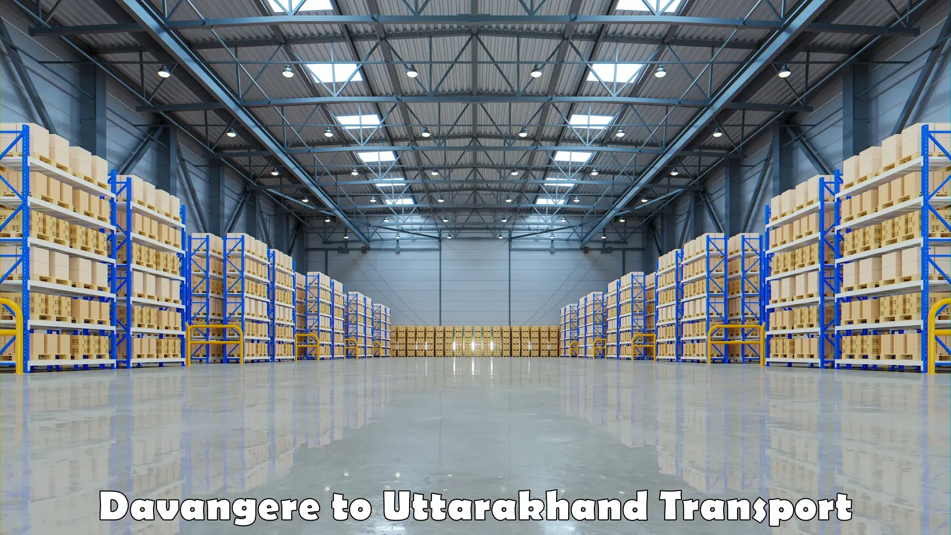Online transport service Davangere to Uttarakhand