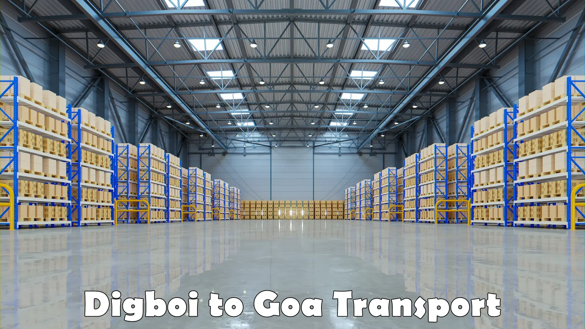 Pick up transport service Digboi to Goa University