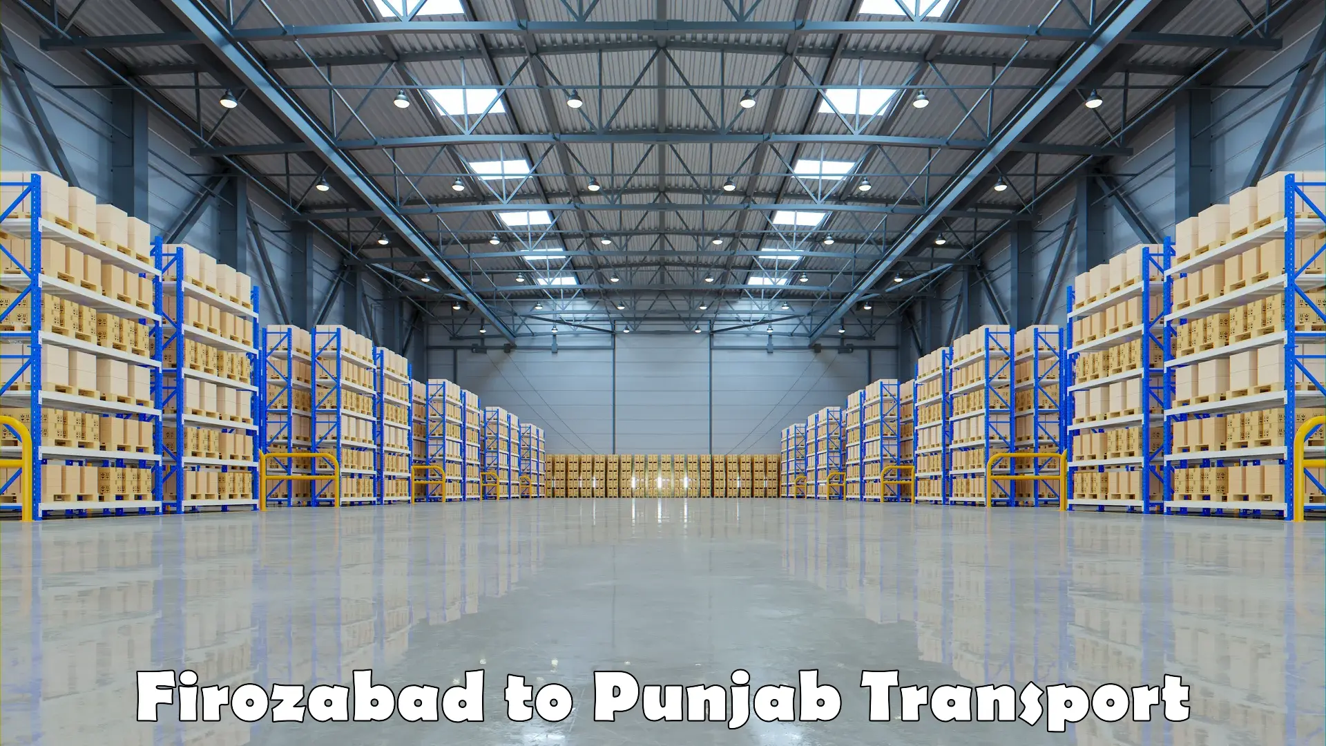 India truck logistics services Firozabad to Amritsar