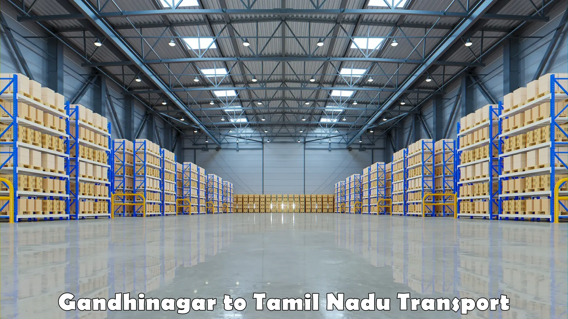 Truck transport companies in India Gandhinagar to Madurai