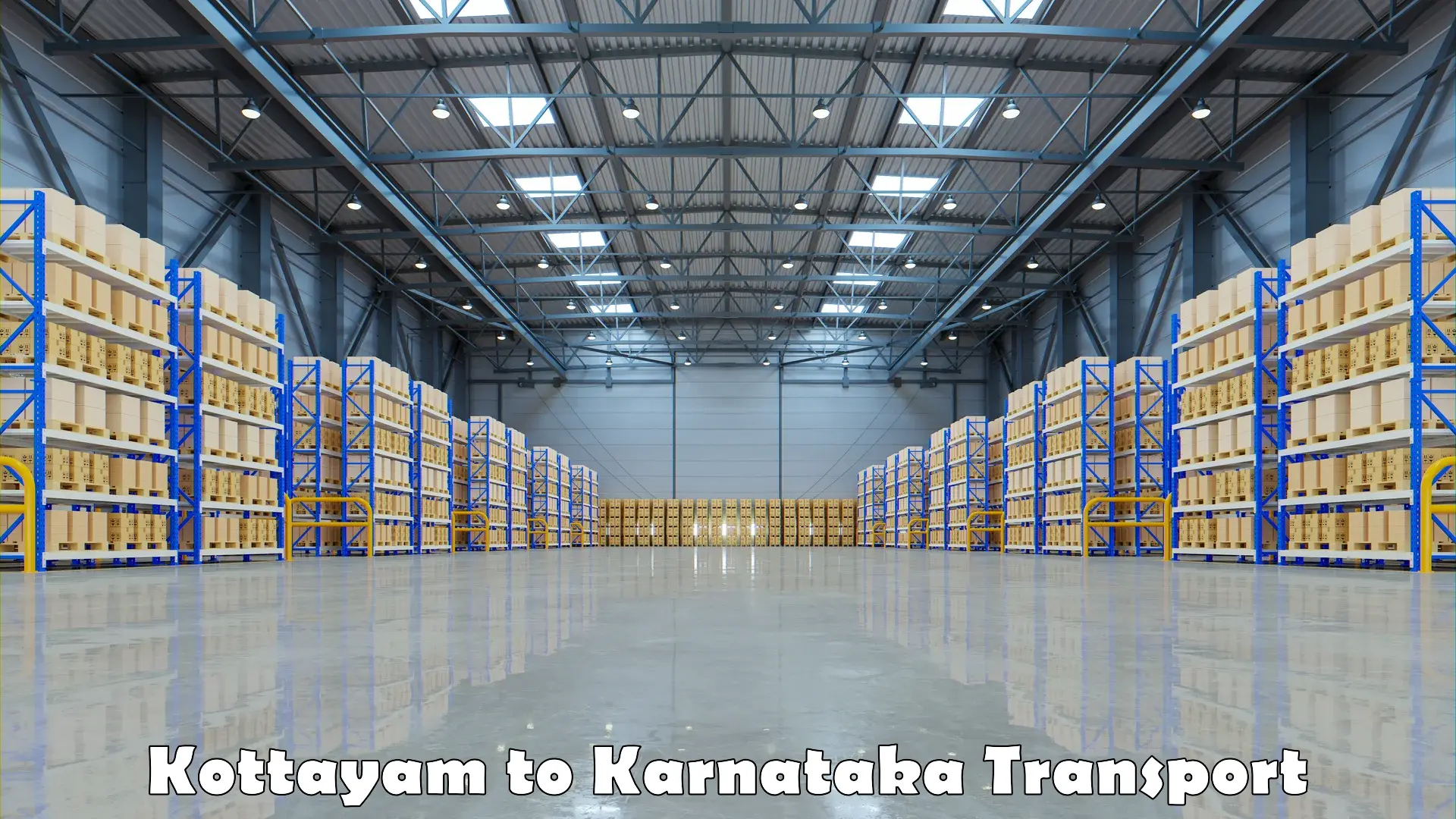Air cargo transport services Kottayam to Alnavar