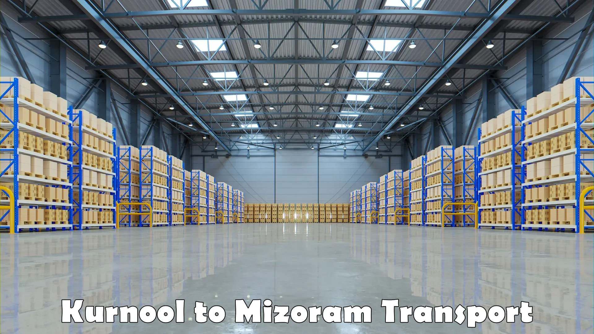 Inland transportation services Kurnool to Mizoram