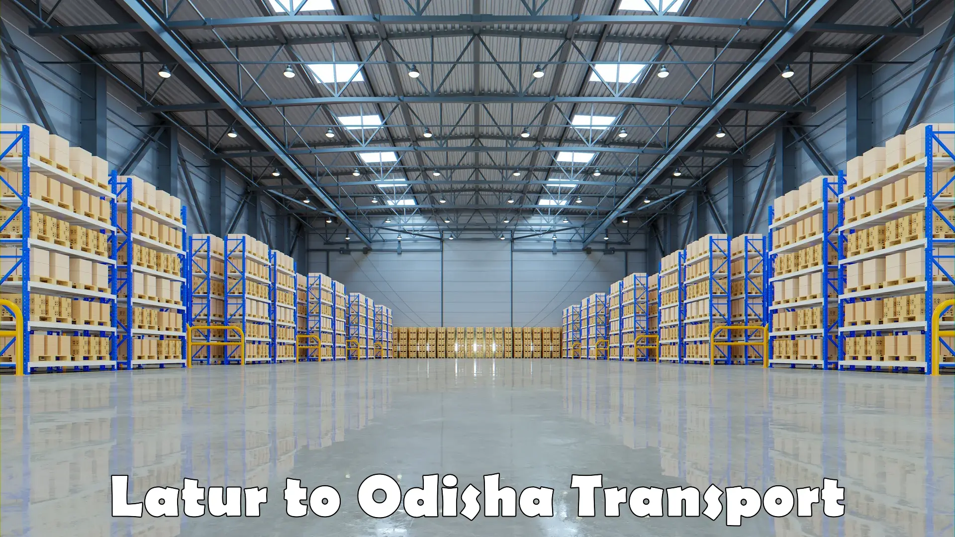 Two wheeler parcel service Latur to Odisha