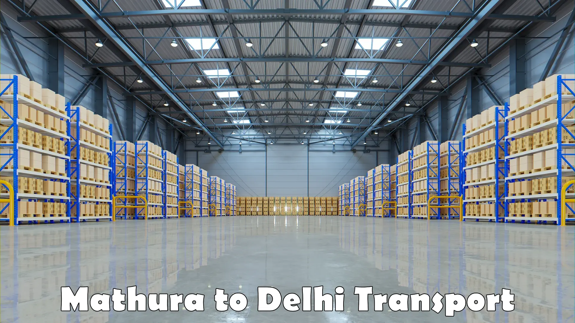 India truck logistics services Mathura to East Delhi
