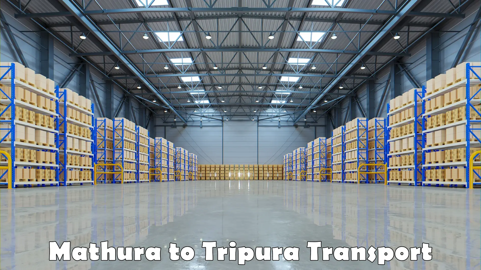 Land transport services Mathura to Tripura