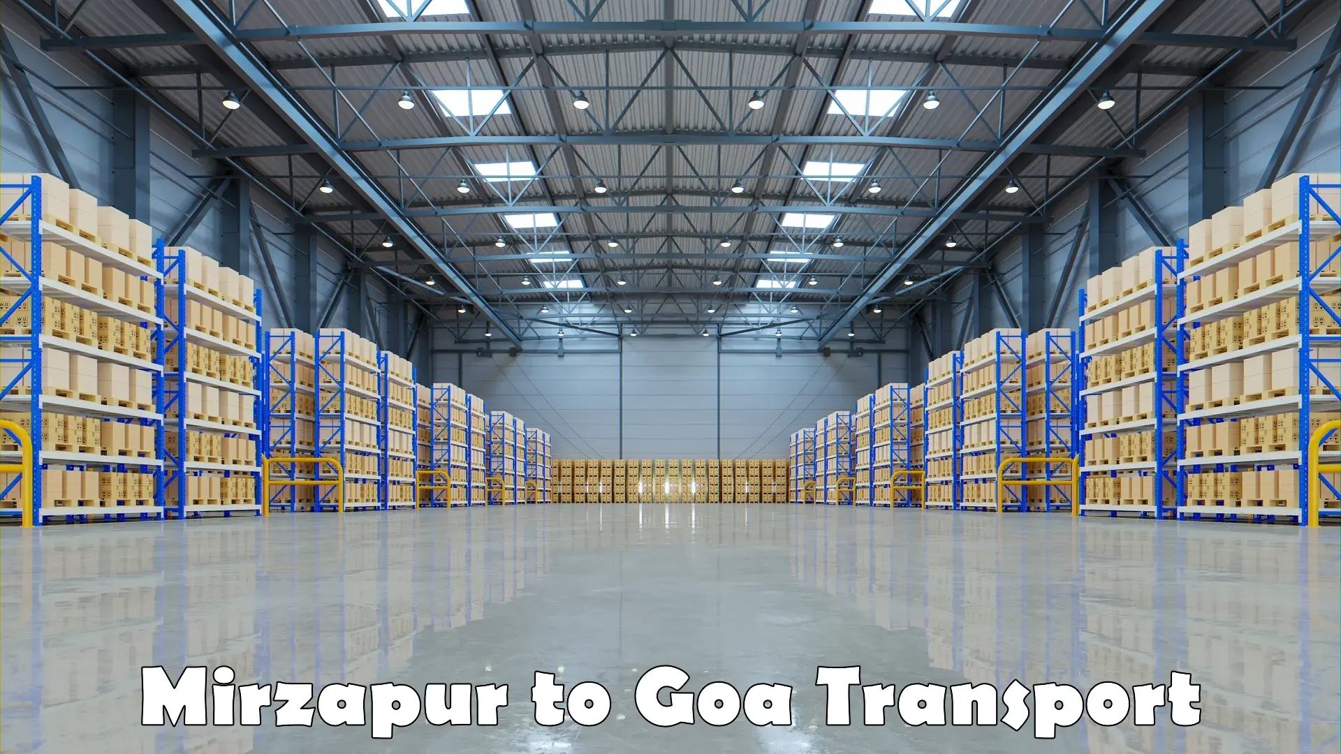 Part load transport service in India Mirzapur to Goa
