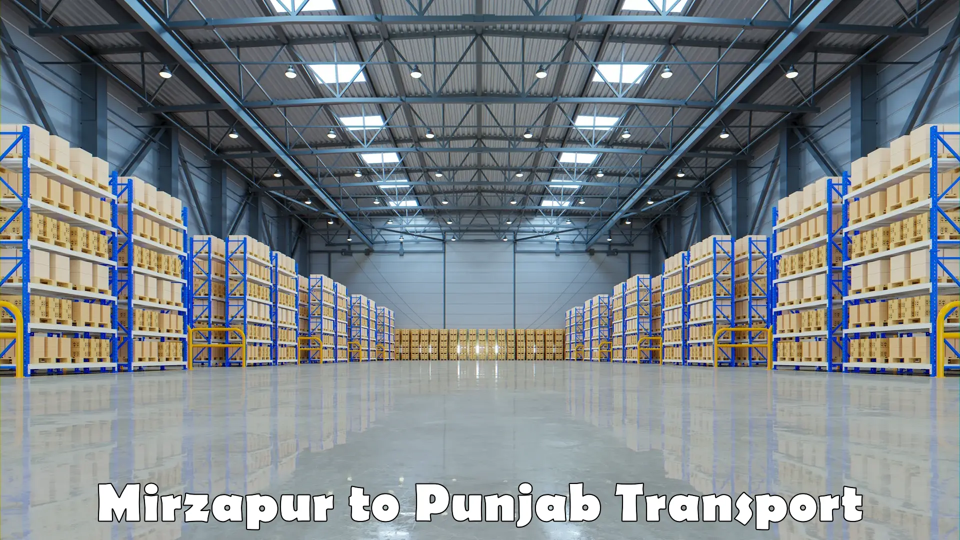 Shipping partner Mirzapur to Punjab