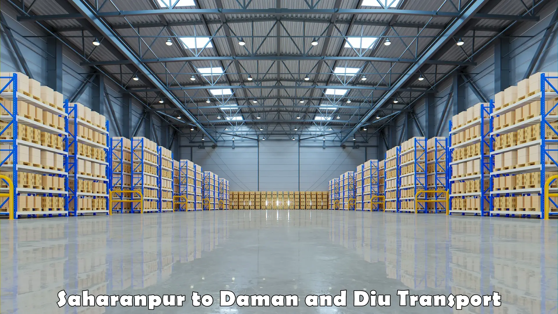Shipping partner Saharanpur to Daman and Diu