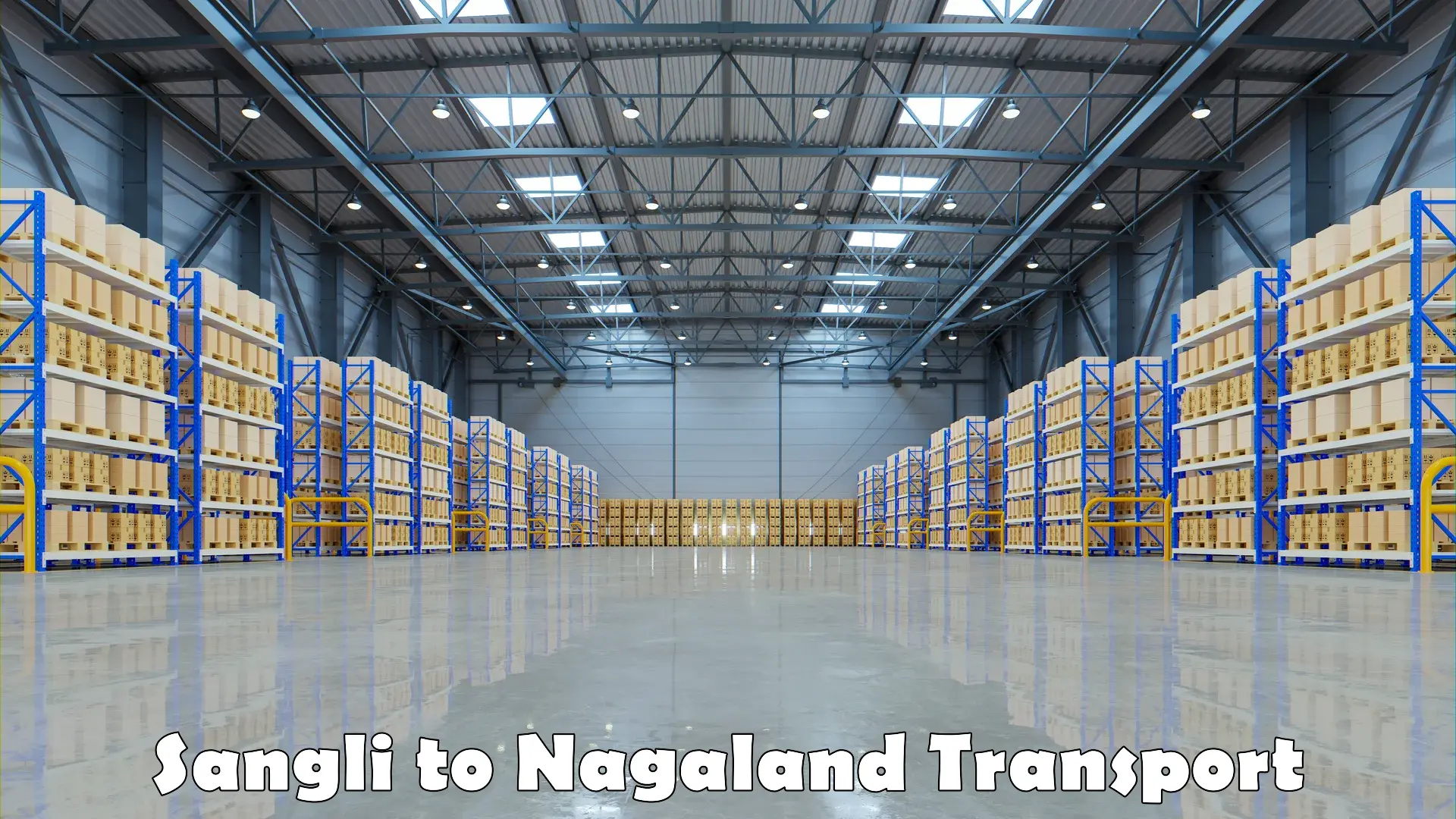 Domestic goods transportation services Sangli to Kiphire