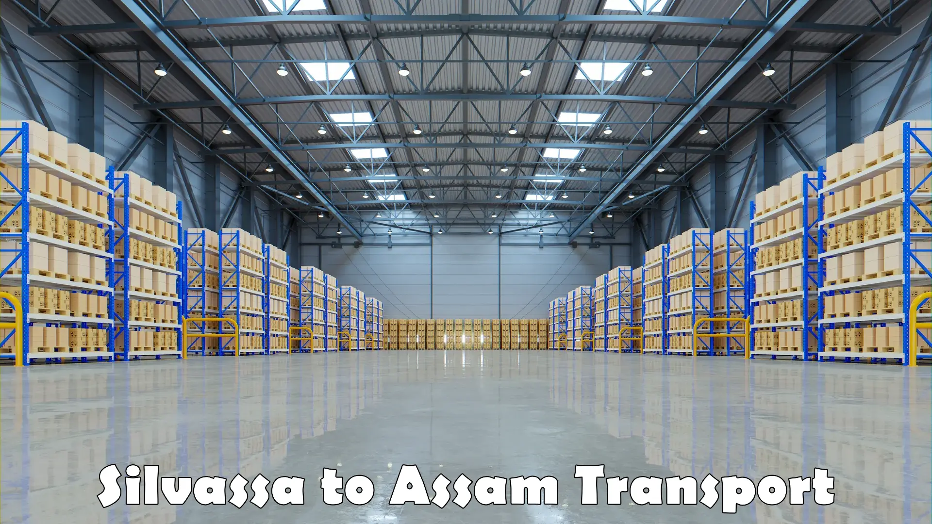 Two wheeler transport services Silvassa to Assam
