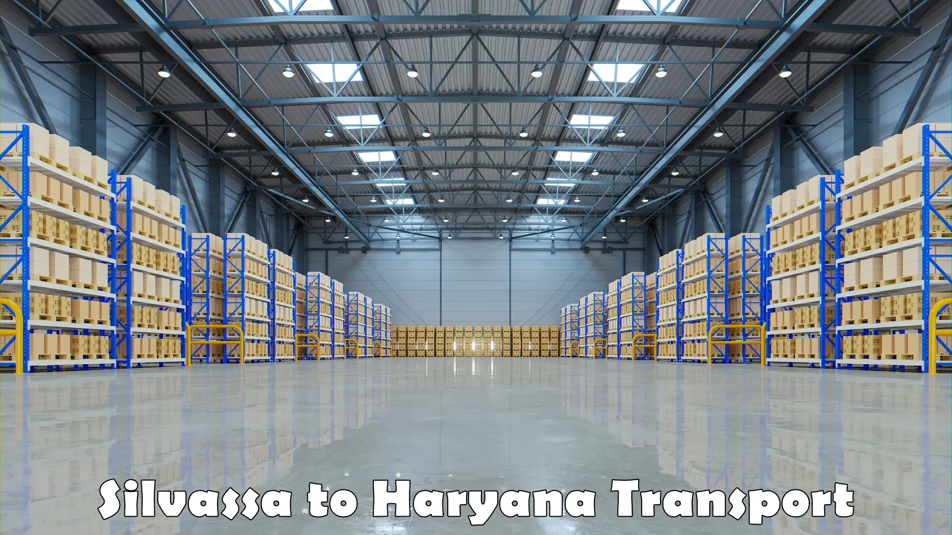 Vehicle parcel service in Silvassa to Haryana