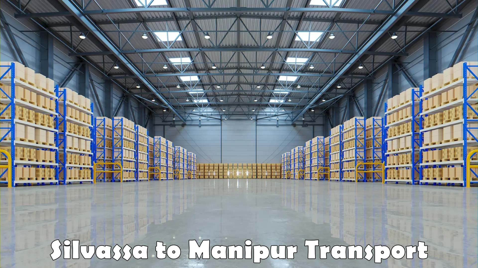 Interstate transport services Silvassa to Churachandpur