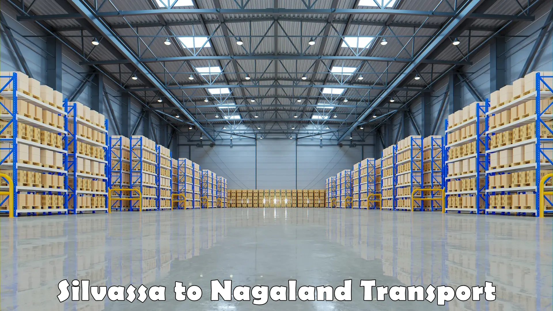 Interstate goods transport Silvassa to Longleng