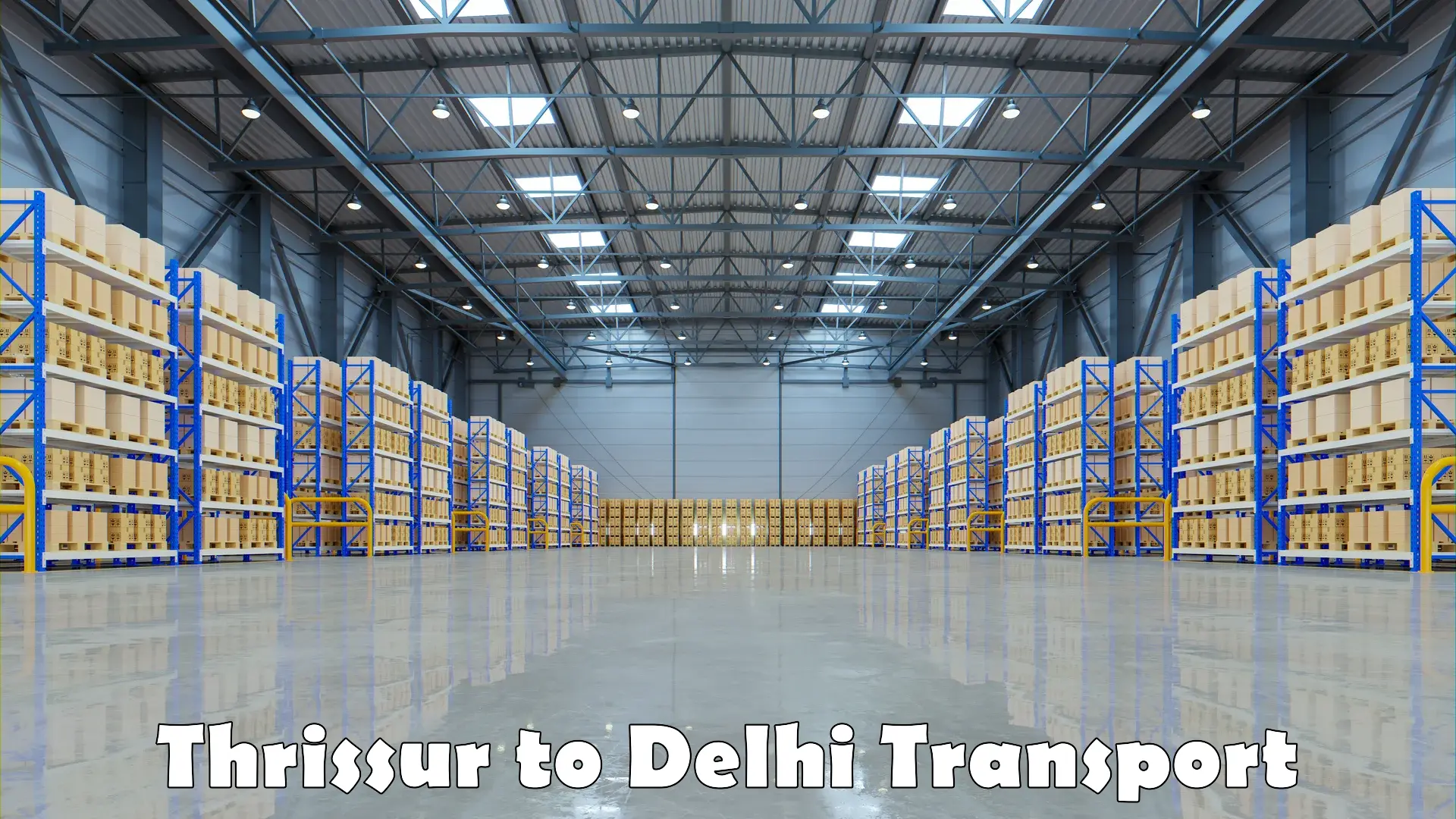 Commercial transport service Thrissur to Delhi