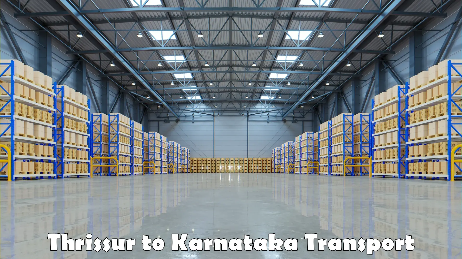 Nationwide transport services Thrissur to Karnataka