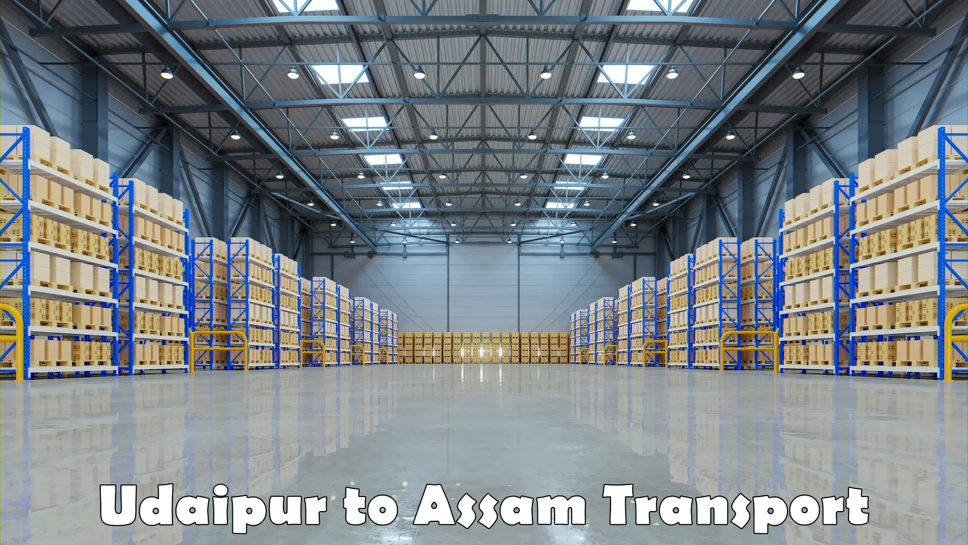 Domestic goods transportation services Udaipur to Assam