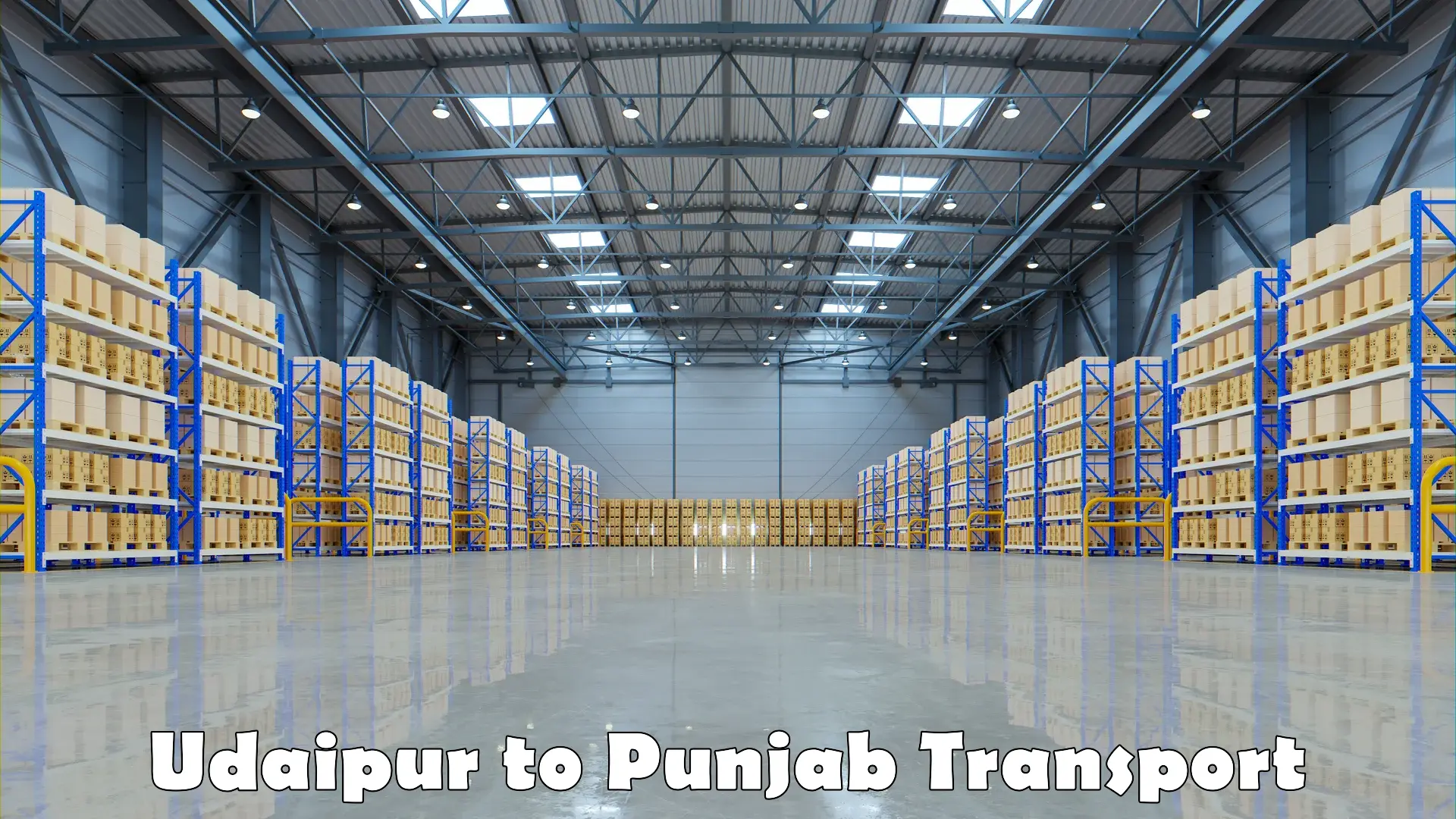 Material transport services Udaipur to Amritsar