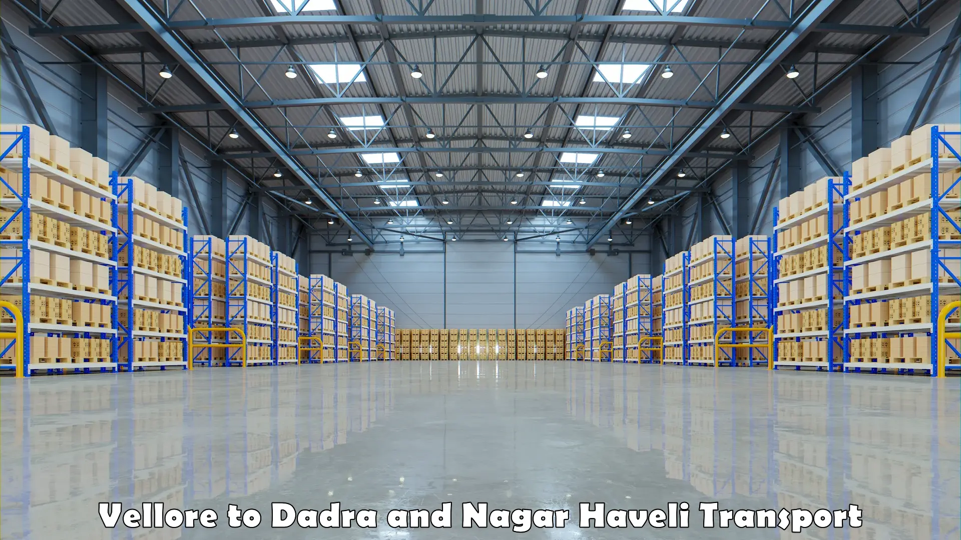 Truck transport companies in India in Vellore to Dadra and Nagar Haveli