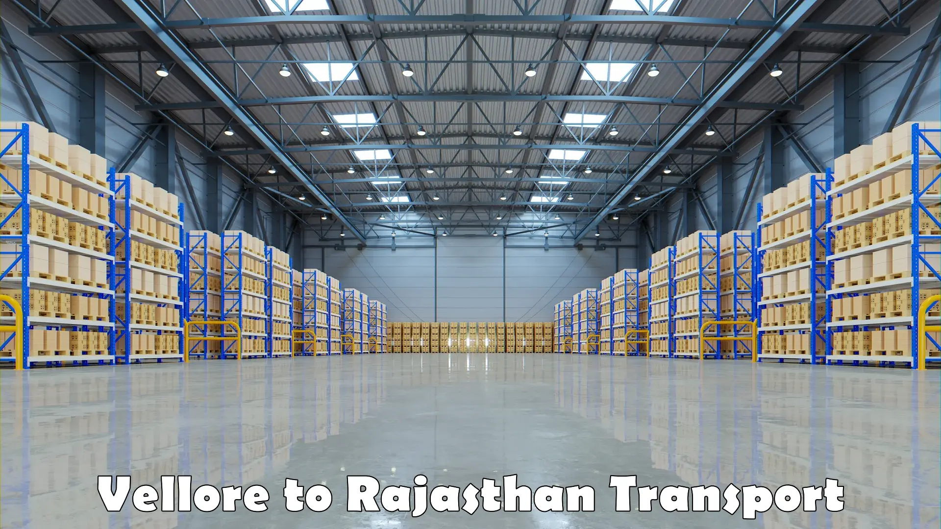 India truck logistics services Vellore to Rajasthan