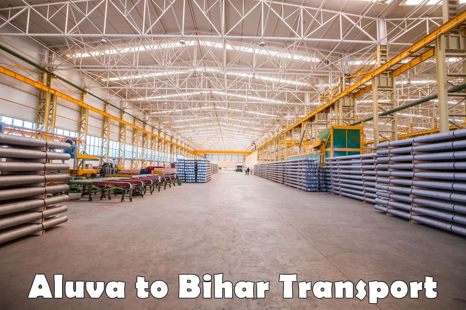 Nearest transport service Aluva to West Champaran