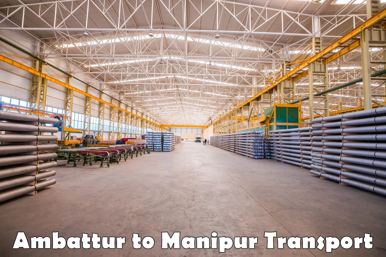 Intercity goods transport Ambattur to Kangpokpi