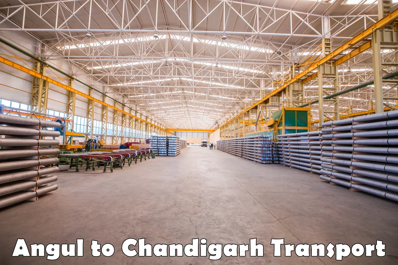 Package delivery services Angul to Chandigarh