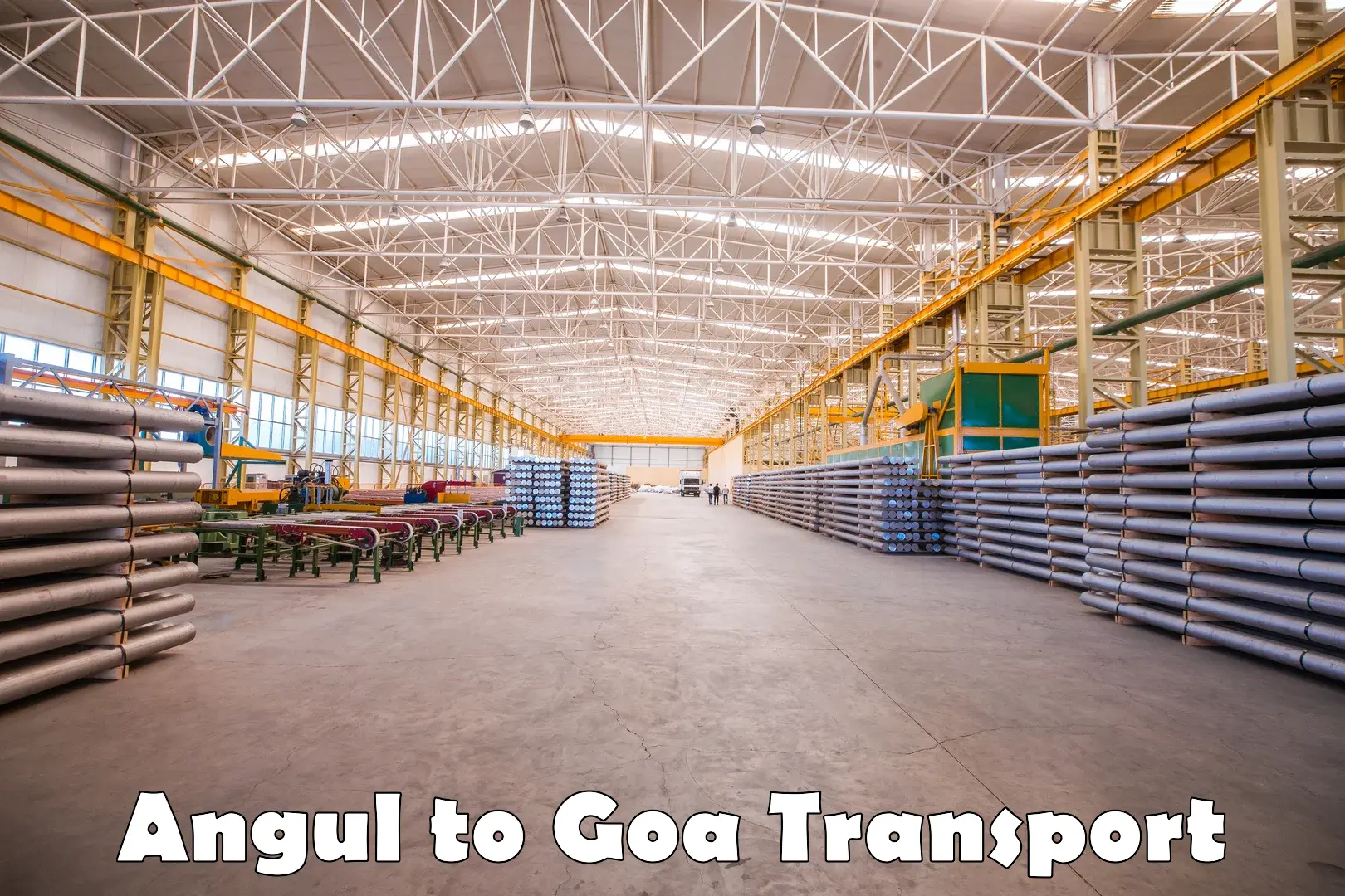 Intercity goods transport Angul to Goa