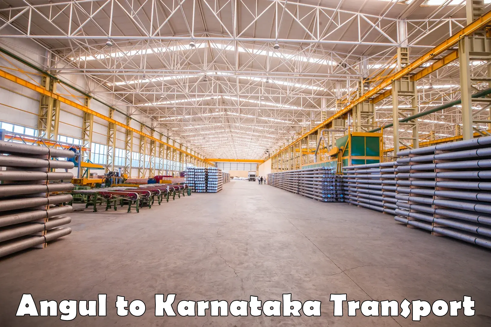 Container transport service Angul to Karnataka