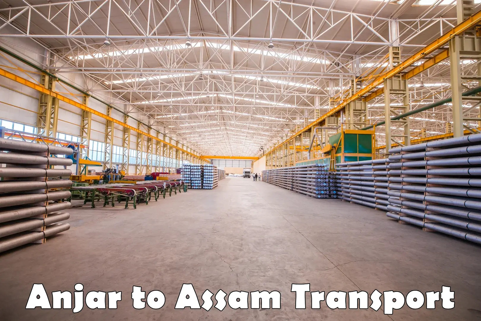 Logistics transportation services Anjar to Karbi Anglong