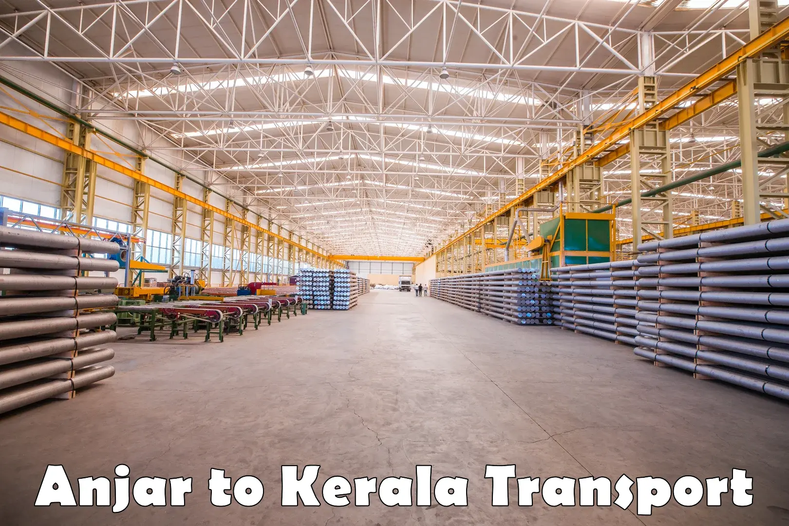 Truck transport companies in India Anjar to Shoranur