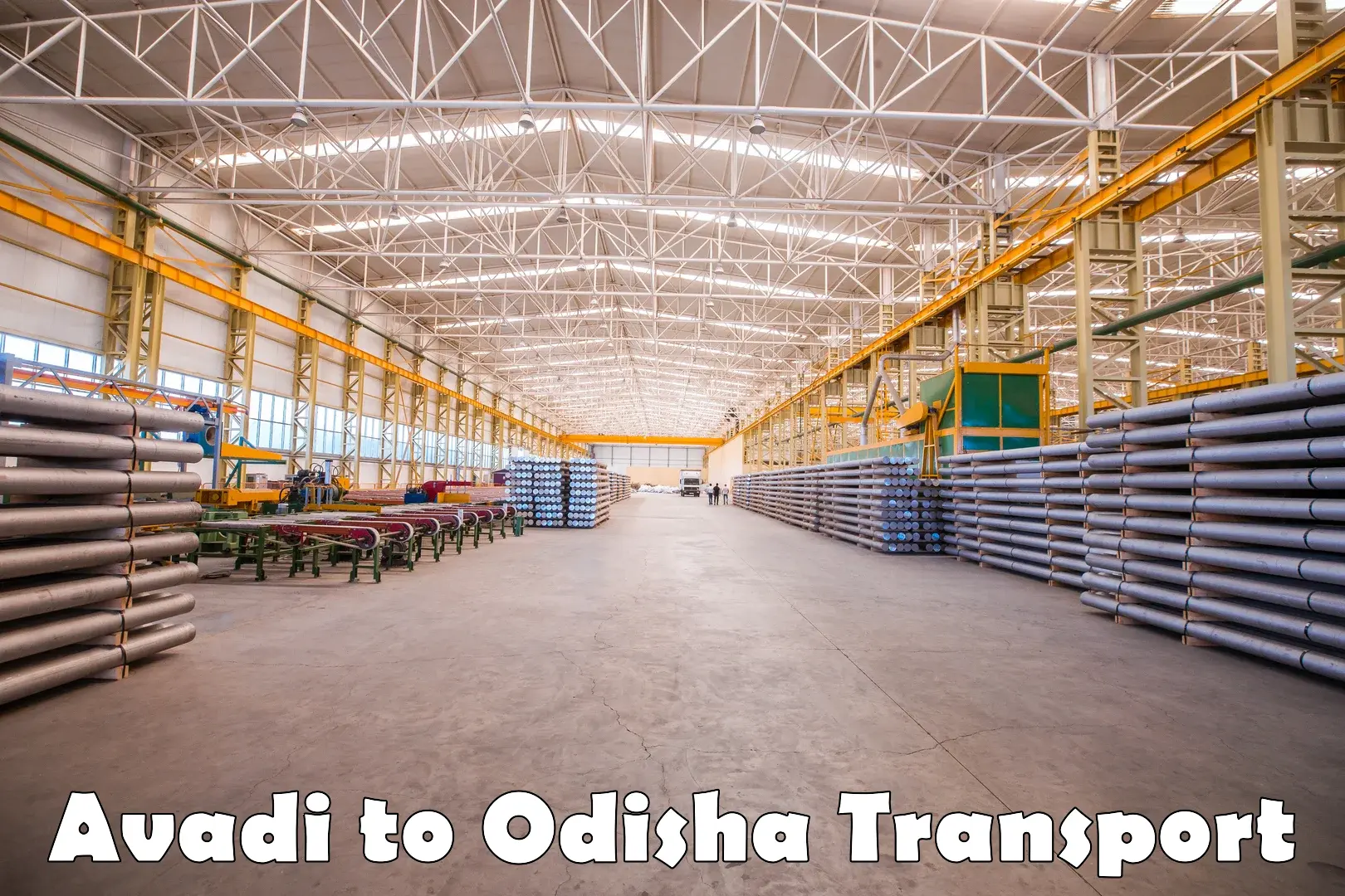 Commercial transport service Avadi to Odisha